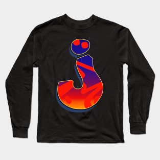 Letter J - Night Sky Long Sleeve T-Shirt